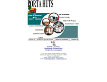 Tablet Screenshot of portahuts.com